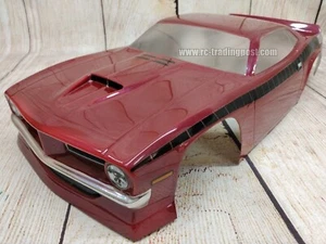 1970 Plymouth Barracuda Custom Painted RC Car Body 1/10 OnRoad HPI/4Tec2.0/V100 - Picture 1 of 8