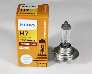 PHILIPS H7 12V55W 12972PR +30% PX26d headlights car bulb premium automotive lamp - Foto 1 di 5