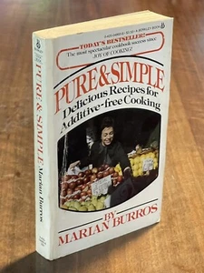Pure and Simple by Marian Burros (1980, Mass Market) - Imagen 1 de 10