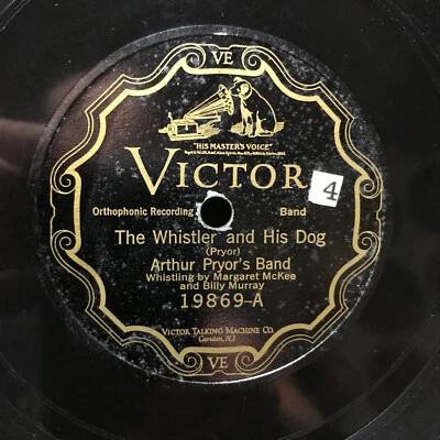 78 rpm Warblers Serenade ARTHUR PRYORS BAND Bird Interpolations Murray VE Victor - Image 1 of 4