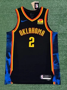 Shai Gilgeous-Alexander OKC Thunder City Edition Nike ADV Jersey Size (48) Large - Picture 1 of 13