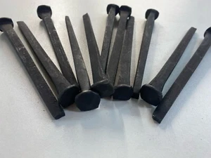 6" Rosehead Nails Easter Traditional Black Cut Nails 150mm packs of 1 3 5 10 - Picture 1 of 23