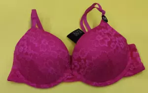 Damen Push-up-BH Super Push-up Effekt pink NEU mit Etikett - Bild 1 von 3