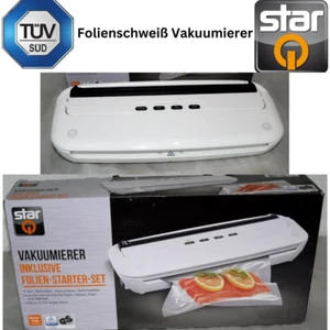 StarQ Folienschweißgerät Vakuumierer Schneide Vorrichtung inkl. Starter Set NEU - Bild 1 von 4