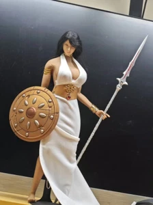 1/6 Damen weißes Kleid Set für 12" Actionfigur Körper Modell Spielzeug - Bild 1 von 9