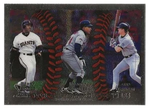 1999 Topps Chrome #455 Bary Bonds Manny Ramirez Larry Walker BV$2.50 - Picture 1 of 1