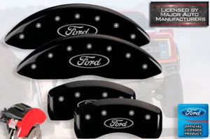 2002-2005 "Ford" Explorer Sport Trac Front + Rear Black MGP Brake Caliper Covers - Picture 1 of 10