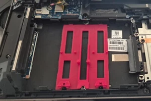 HP ZBook 15 G7 und G8 SSD3 SSD4 Bracket Cage Frame 3D-Print (für M17040-001) - Afbeelding 1 van 7
