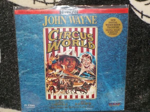 Circus World Widescreen Laserdisc LD John Wayne Free Ship $50 - Picture 1 of 2