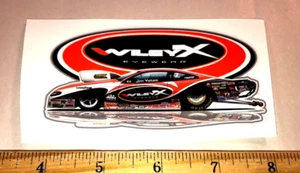 Jim Yates WILEY X EYEWEAR Pro Stock NHRA Drag Racing Die Cut Sticker - Picture 1 of 1