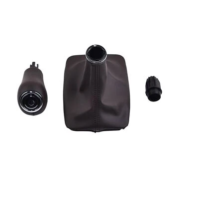 Perilla de cambio de marchas de cuero para automóvil con bota para Mercedes Benz Clase C 07-2013 W204 C204 Foto 1 de 4