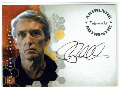 Alias Season 3 Inkworks Auto Autograph Card A26 Mark Bramhall as Andrian Lazarey - Image 1 of 4