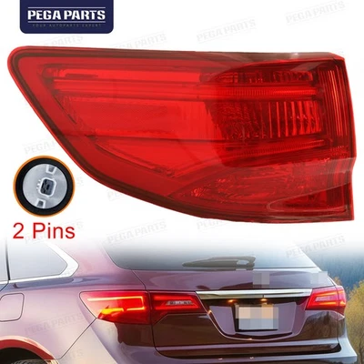 For 2014-2020 Acura MDX Outer LED Tail Light Rear Brake Lamp Left 33550TZ5A02 - Image 1 of 4