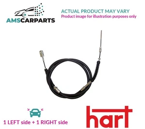HANDBRAKE CABLE PAIR REAR 224 001 HART 2PCS NEW OE REPLACEMENT - Picture 1 of 5