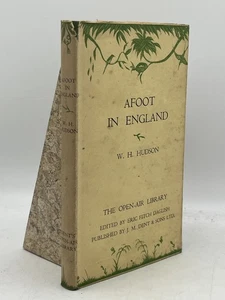 Afoot in England W.H. Hudson HC J.M. Dent Open-Air Library Rural Nature Travel - Picture 1 of 2