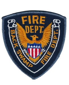 *RAR* Back Swamp (Onslow County) NC North Carolina Fire Dept. *HANDGENÄHT* Patch - Bild 1 von 1