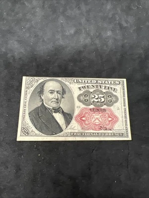 Fifth Issue Fractional Currency 25 Cents Fr. 1309 1874 XF EF Extra Fine Circ - Image 1 of 4