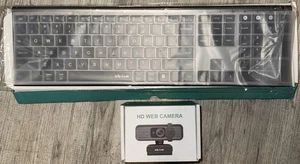 Jelly Comb Wireless Keyboard and 1080 HD web cam NIB - Picture 1 of 7
