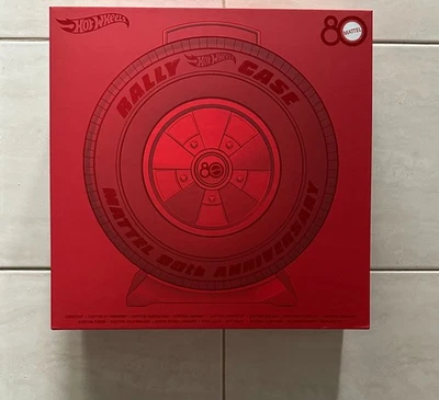 ✅Discount✅Hot Wheels Collectors Mattel 80th Anniversary Original 16 Rally Case - Image 1 of 2