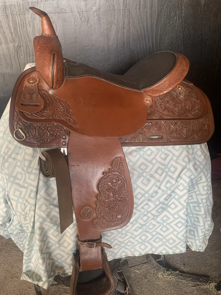 Needs A New Home: Circle Y Saddle 17 Inch *Very Well Kept and Clean* Great Shape - Image 1 of 4