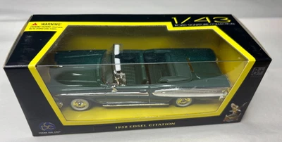 Road Signature 1958 Edsel Citation Convertible 1:43 Dark Green NO 94222 New Box - Image 1 of 4