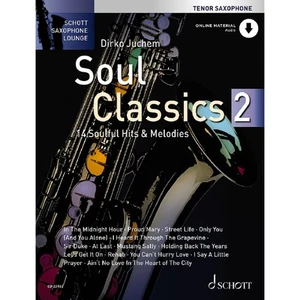 Schott Music Soul Classics 2 - Sassofono Tenore - Spartiti per Strumenti a Fiato in Legno - Foto 1 di 3