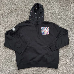 Sudadera con Capucha Nike NFL 'Crucial Catch Intercept Cancer' Negra FJ0405-010 Hombres Talla XL - Imagen 1 de 7