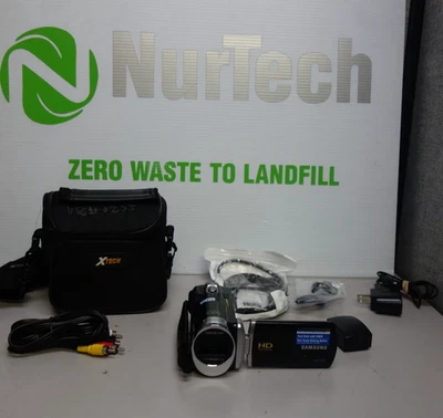 Videocámara digital Samsung HMX-F90 con batería + estuche de transporte + cargador Foto 1 de 4