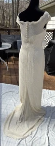 NWT $1950 VTG Y2K Stephen Yearick Couture Wedding Gown Beaded Embellishments 6 - Picture 1 of 16