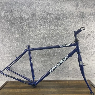 Vintage GT Passage Bike Frame Set 16.5 700c Gravel Tour Cromoly 90s Blue Hybrid - Image 1 of 4