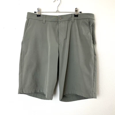Lululemon Mens Classic Fit ABC Shorts Size 32 Olive Army Green Pockets Casual - Image 1 of 4