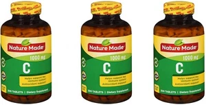 Nature Made Vitamin C 1000mg Tablets 300ct **3 Pack** - Picture 1 of 1