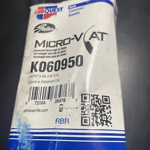 Gates K060950 Micro-V AT Belt New Carquest—. Free Shipping - Picture 1 of 3