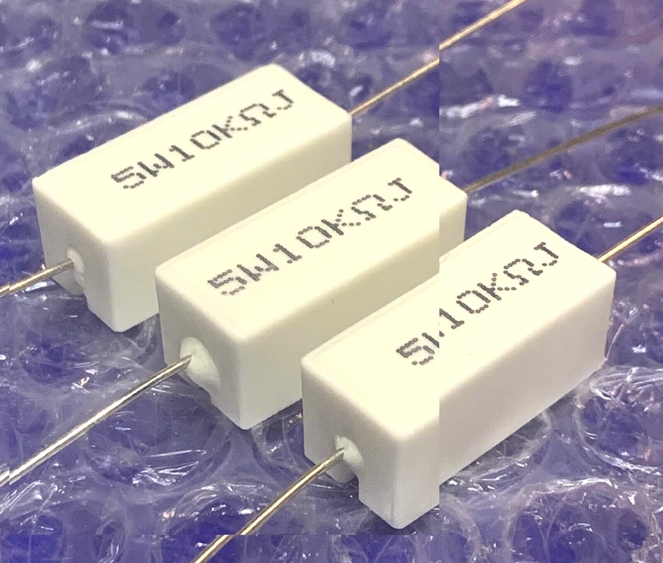 ROYAL OHM 3 Resistenze Ceramica 10K ohm 5W 5% ( 3 pezzi )