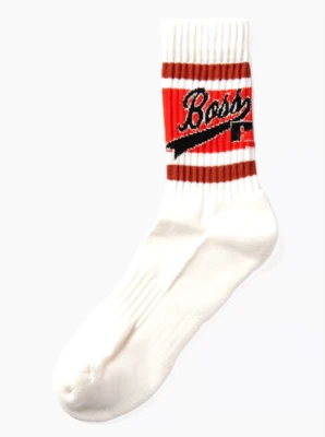 HUGO BOSS X Russell Athletic Cc_Ra2.0 Socks Open White S - Image 1 of 3