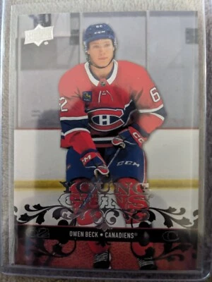 2023-24 Extended Series Retro Young Guns Owen Beck #T-24 - Image 1 of 2