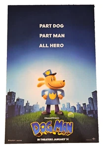 POSTER FILM DOG MAN DREAMWORKS LTD ED ESCLUSIVO AMC COME NUOVO 17x11 NUOVO DOGMAN - Foto 1 di 7
