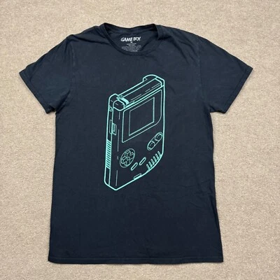 Gameboy Mens Shirt Black M Short Sleeve Video Game Console Nintendo Casual Adult - Image 1 of 4
