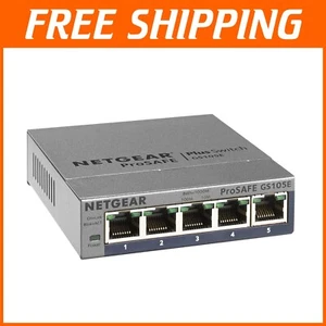 5-Port Gigabit Ethernet Managed Switch - Desktop or Wall Mount, Easy Smart - Picture 1 of 7
