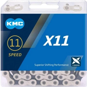 KMC X11 11-Speed Stretch-Proof Bike Chain 118L fits Campy SRAM Shimano - Picture 1 of 4