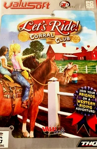 Let's Ride! Corral Club (PC CD-ROM) PC GAME 2004 Valusoft - RARE OOP - Picture 1 of 4