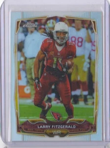 2014 TOPPS CHROME FOOTBALL LARRY FITZGERALD REFRACTOR PRIZM CARDINALS 76 - Picture 1 of 2