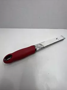 Vintage USA Made Microplane 40120 Premium Stainless Steel Red Zester/Grater Red - Picture 1 of 9