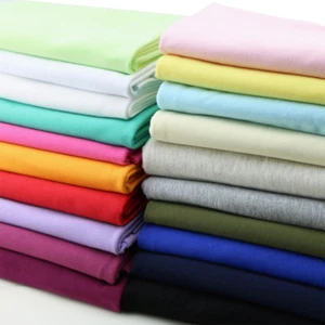 Summer Thin Baby T-shirt Solid Infants Underwear 100% Cotton Jersey Knit Fabric - Picture 1 of 26