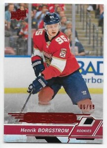 18/19 UPPER DECK OVERTIME RED PARALLEL Hockey /99 (#1-180) U-Pick From List