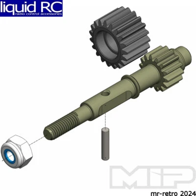MIP 20070 MIP Race TopShaft & Idler Gear Set Losi Mini-T 2.0 - Image 1 of 2