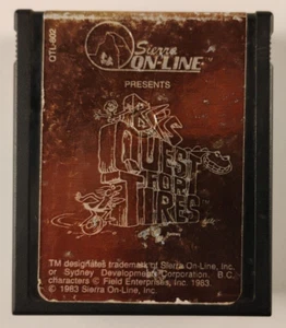 BC's Quest For Tires Atari 400/800/XL/XE SELTEN! Braune Patrone QTL-802 - Bild 1 von 6