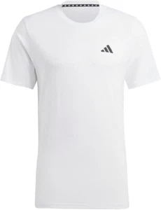Camiseta de entrenamiento Adidas Essentials Feelready para hombre grande blanca/negra - Imagen 1 de 7
