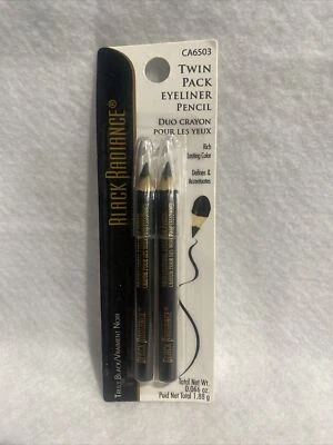 Black Radiance Twin Pack Eyeliner Pencil #CA6503 TRULY BLACK - Image 1 of 3
