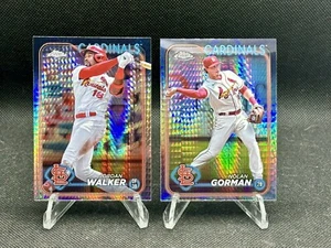2024 Topps Chrome St. Louis Cardinals Prism Refractor 7 Card Lot - Picture 1 of 8